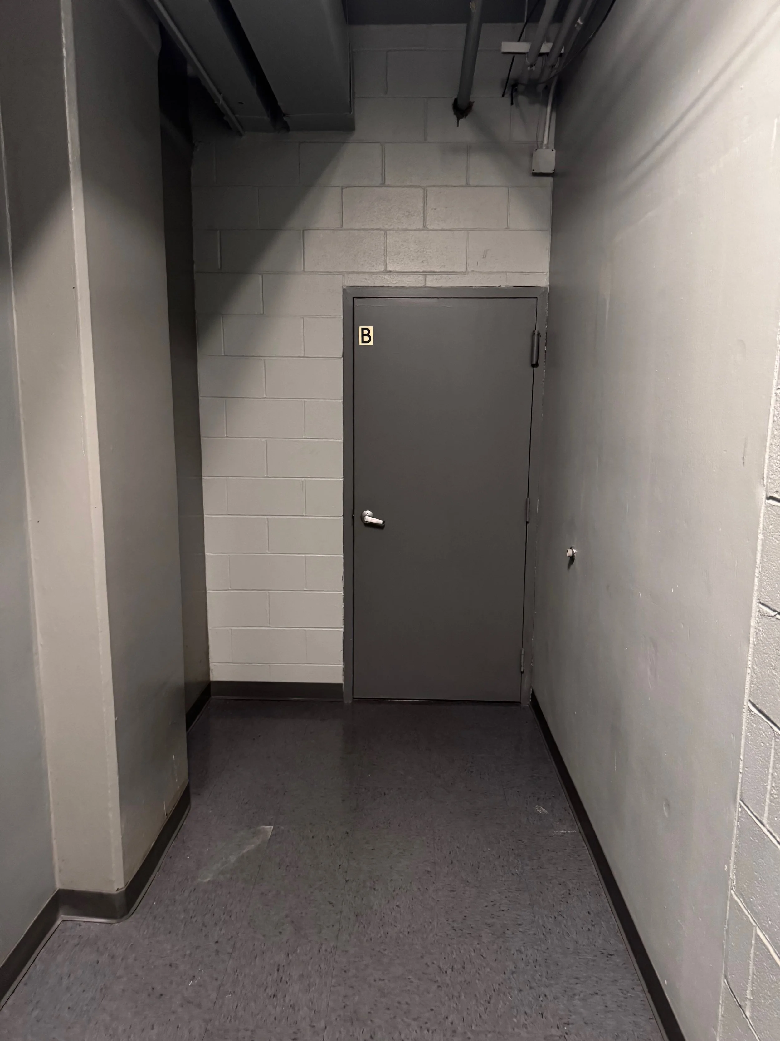 Basement Level Vestibule Doorway