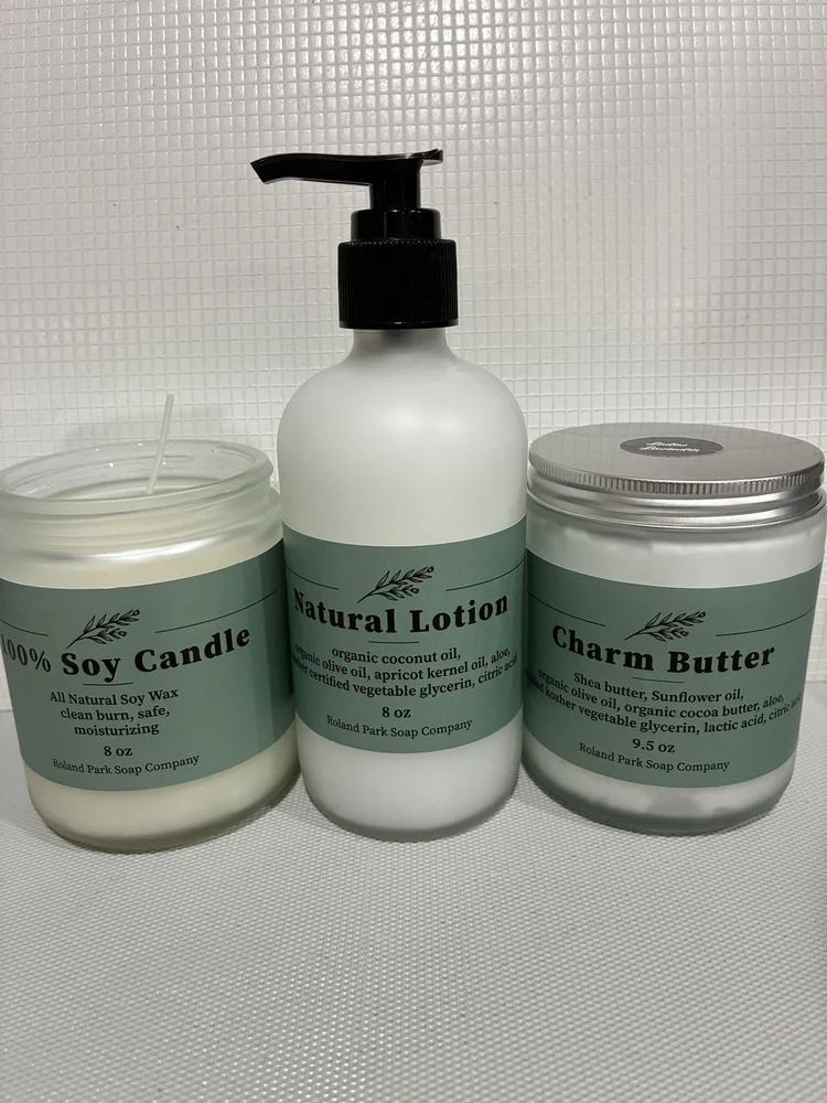 Handmade skin care products