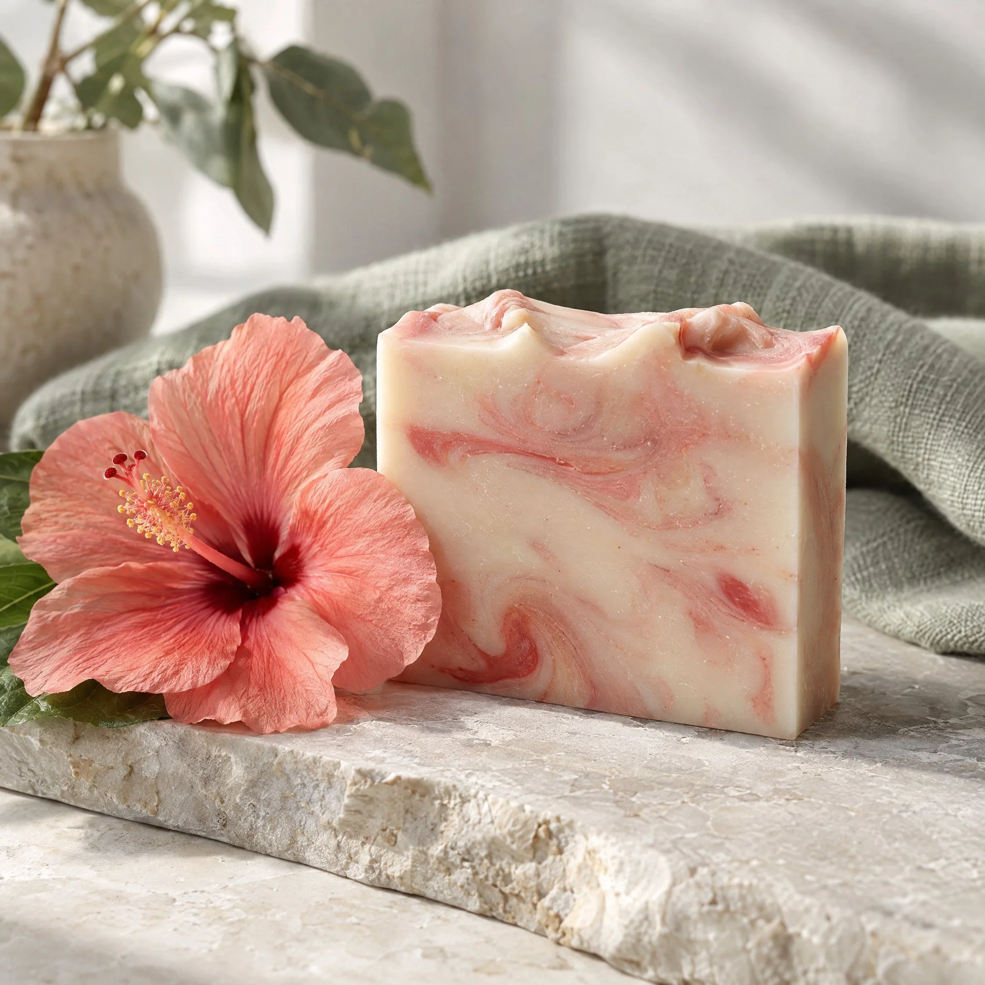 Hibiscus Harbor handmade soap