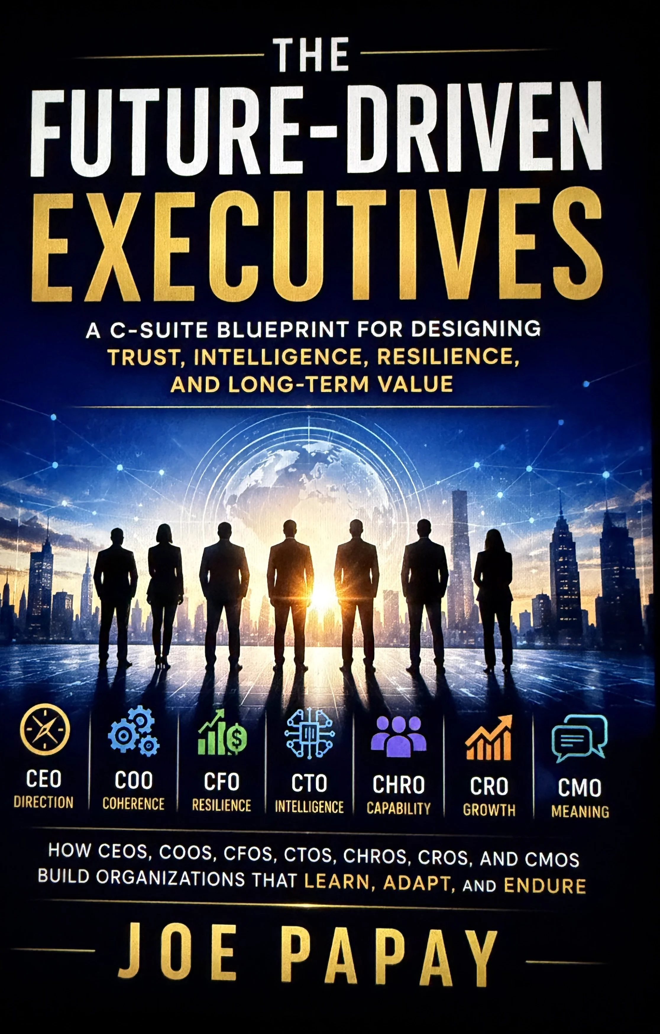 Cover of The Future-Driven Executives by Joe Papay