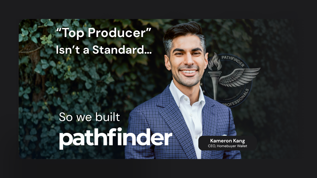 “Top Producer” Isn’t a Standard… So, We Built Pathfinder