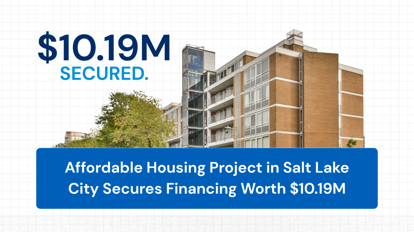 Affordable Housing Project in Salt Lake City Secures Financing Worth $10.19 M