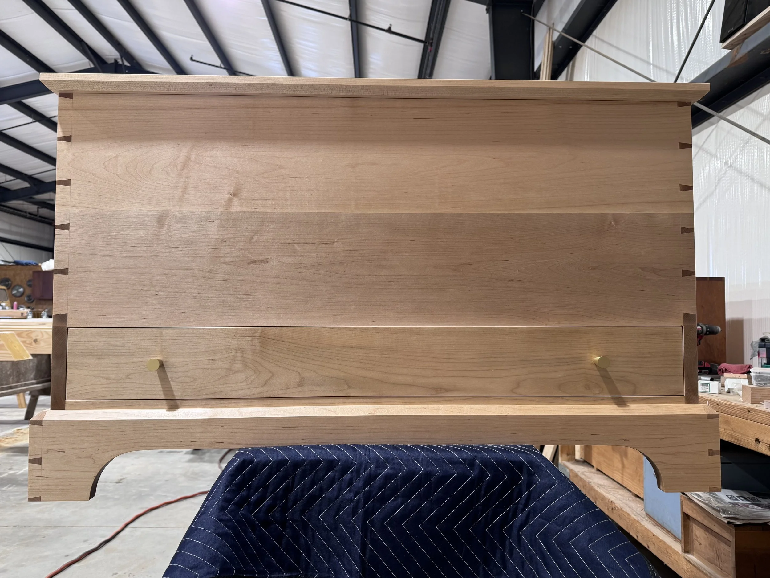 maple blanket chest