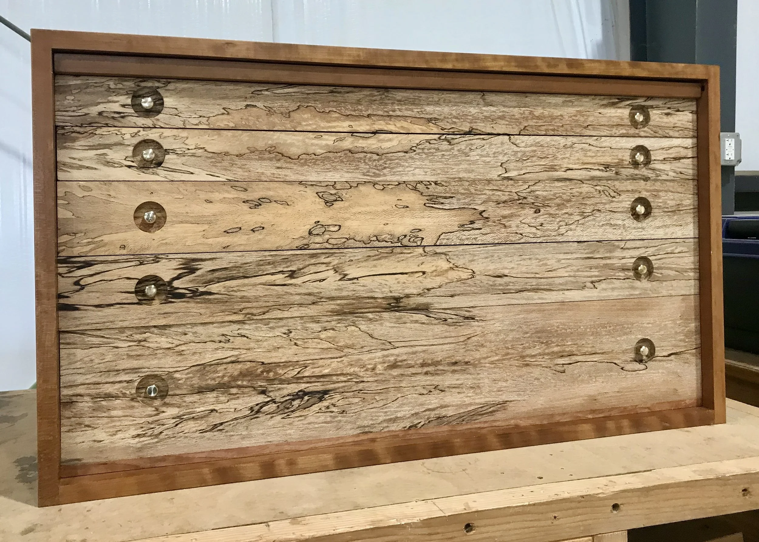 sycamore and cherry tool chest