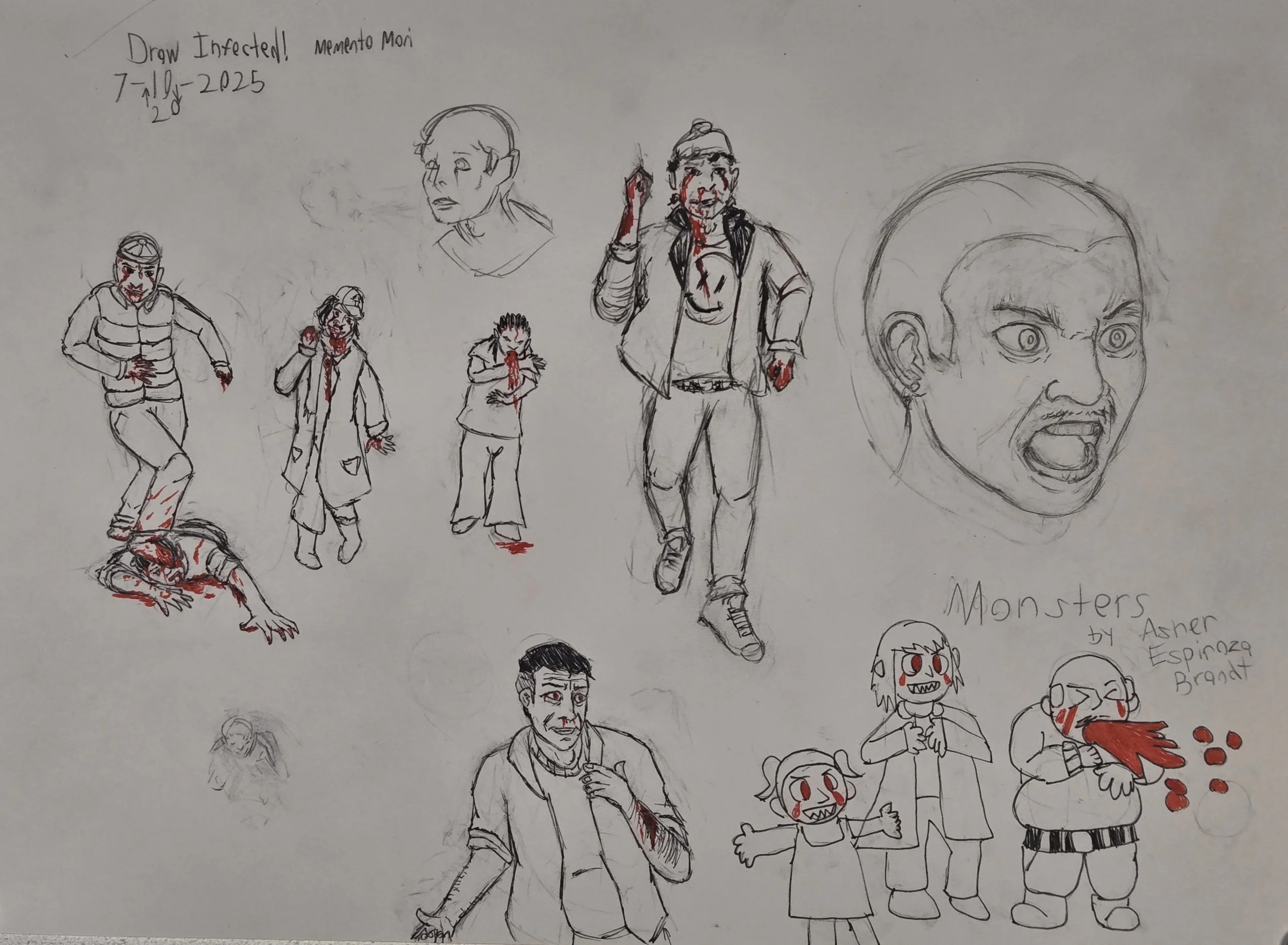 Sketches of Infected (Red Dirt)
