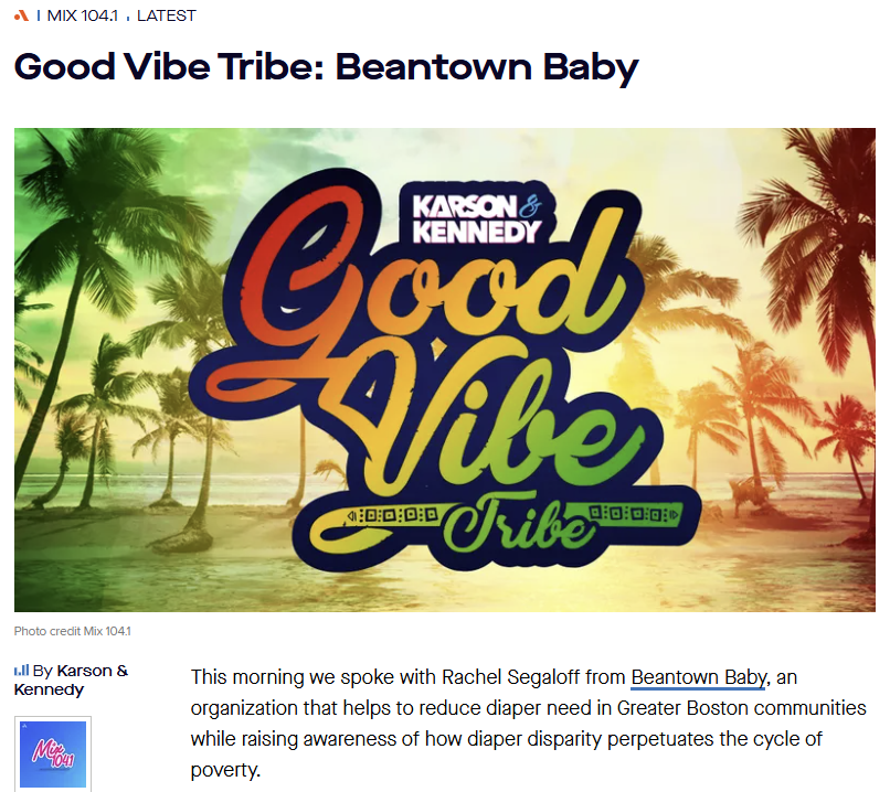Colorful graphic featuring palm trees and a sunset/ocean background with text overlay reading 'Good Vibe Tribe' and 'Karson & Kennedy' in various fonts and colors.