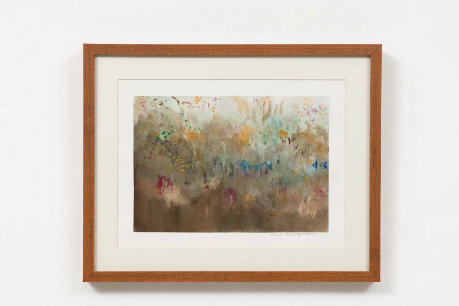 Pedro Kubitschek. Entre Margens I. 2026. Aquarela sobre papel de algodão . 31 x 23 x 0,3 cm. 
