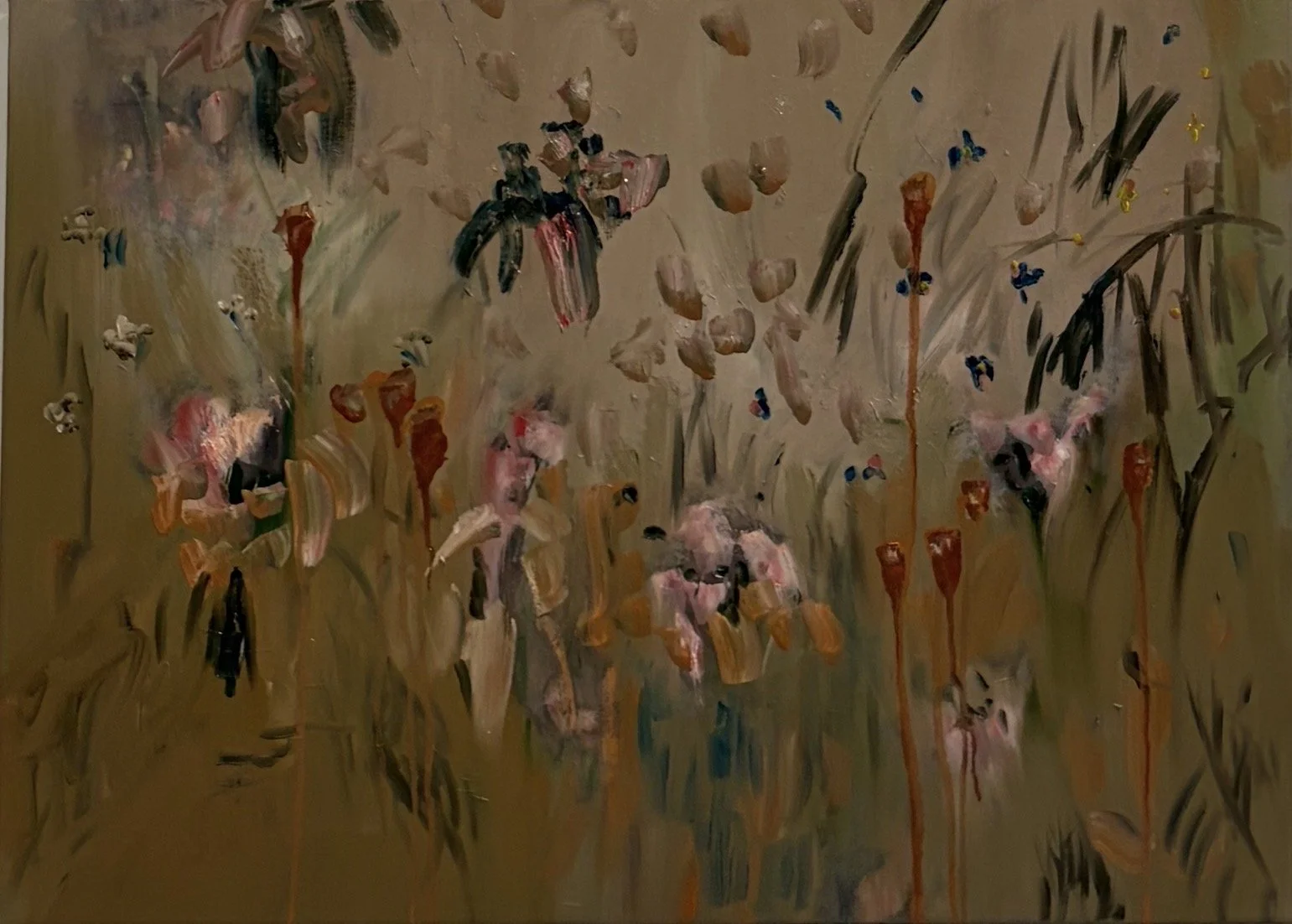 Pedro Kubitschek. Entre o rio e o vento. 2026
Óleo sobre tela. 50 x 70 x 4  cm.
