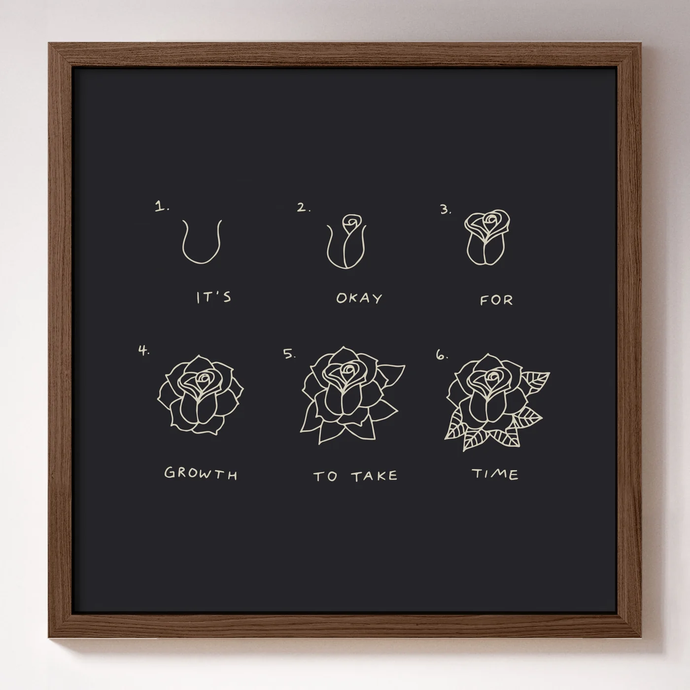 Growth Takes Time - Print