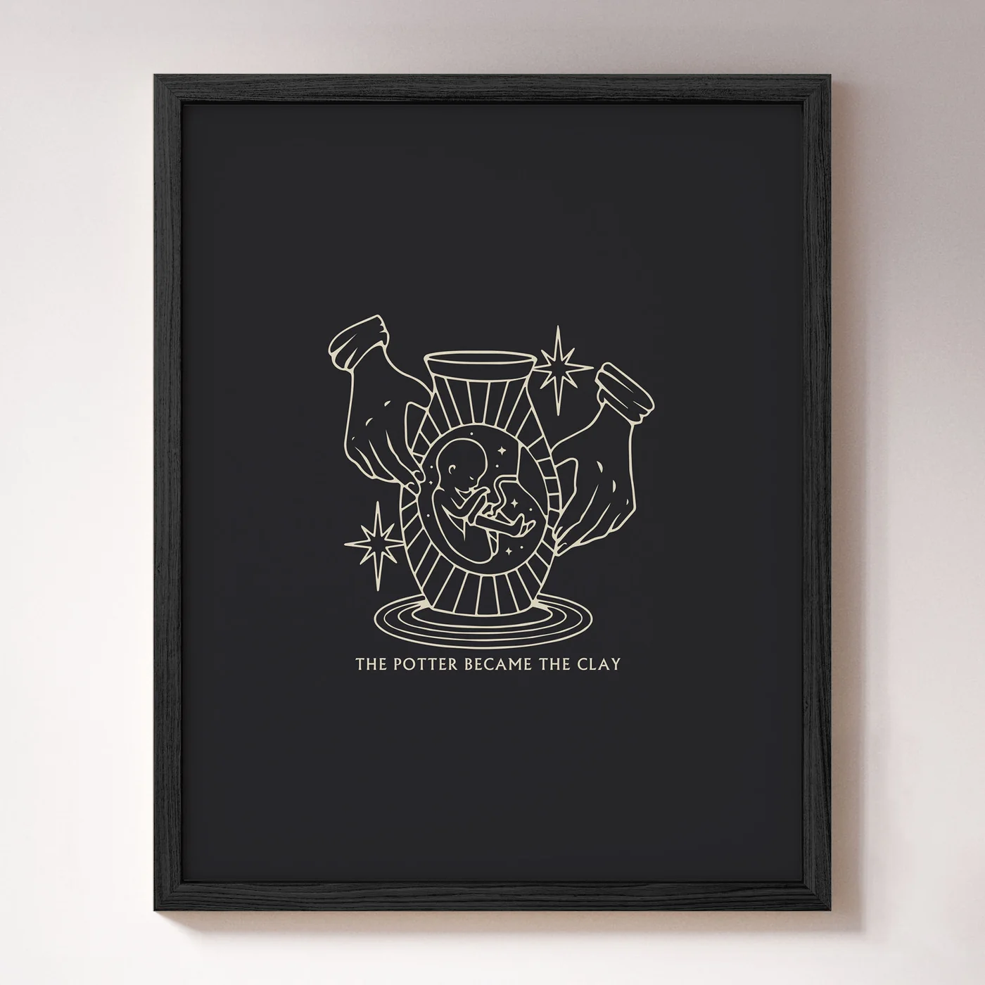 The Potter Became the Clay - Print