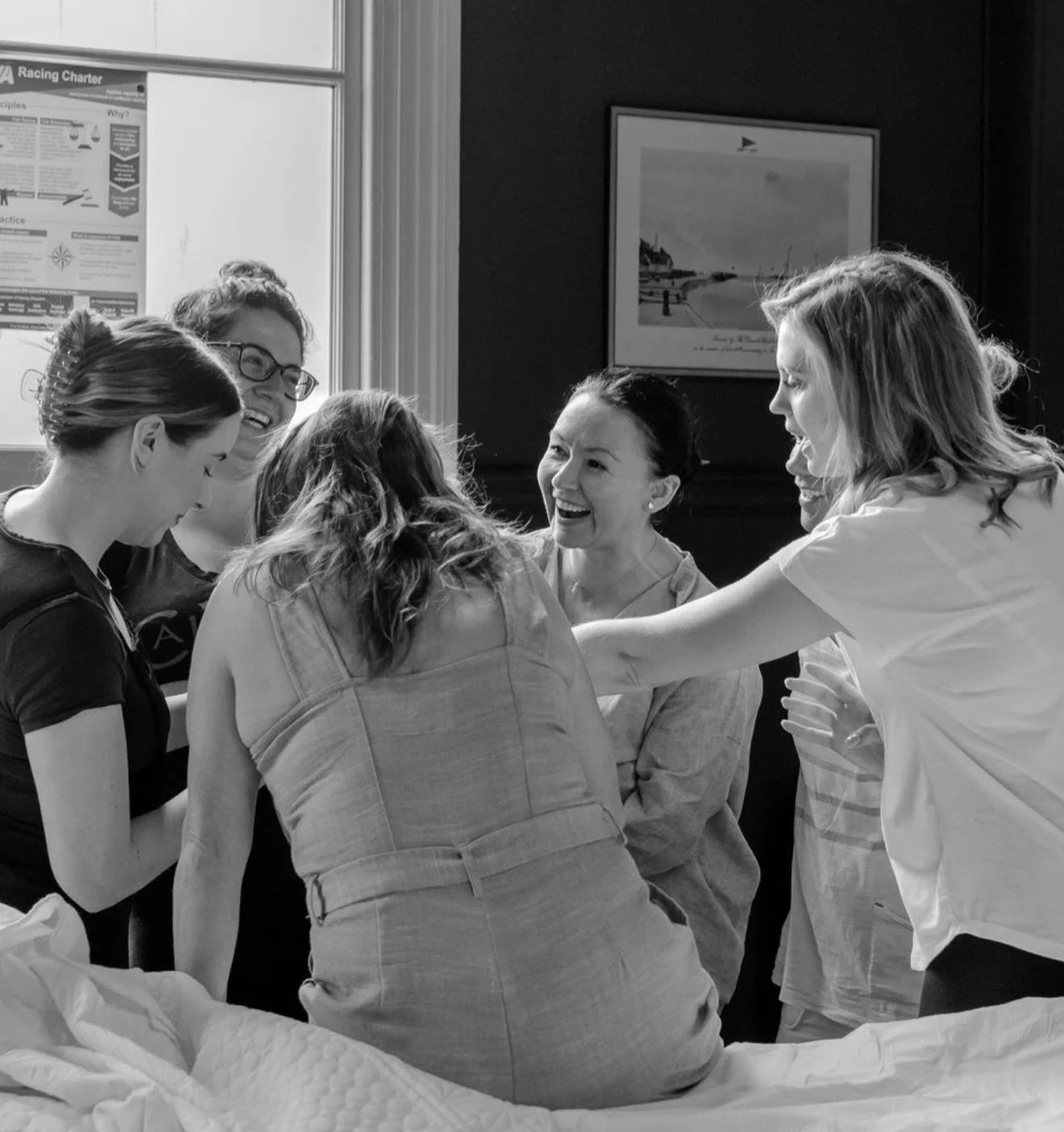 Nataliya Robinson with students