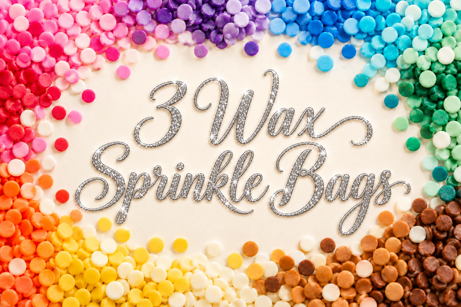 3 Wax Sprinkle Bags