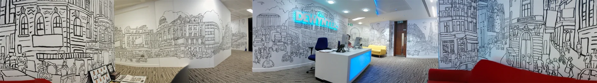 Panorama image of the whole installation. 