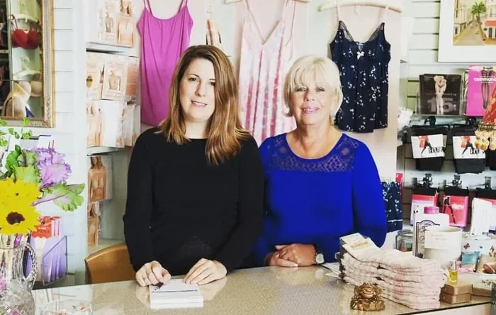 Larisa and Bella at the original Chantilly Lace, 2015