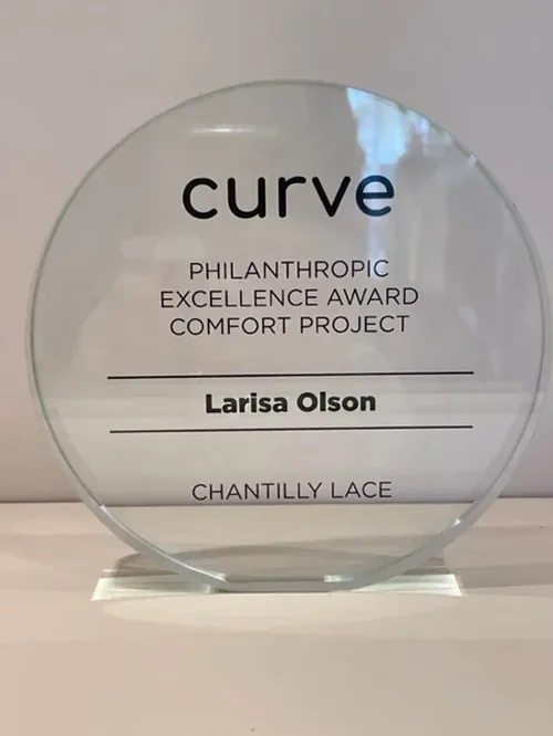 Curve Philanthropic Excellence Award for the Comfort Project