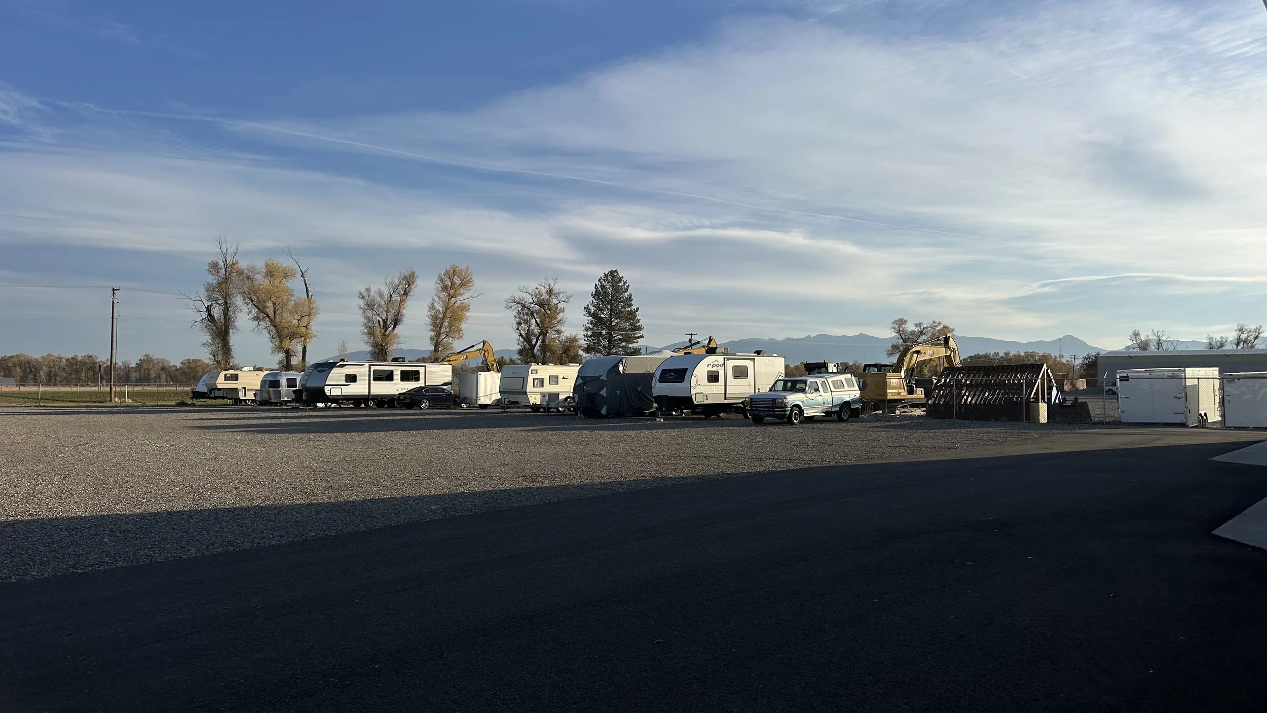 Prime Storage outdoor RV and trailer parking, Manhattan MT