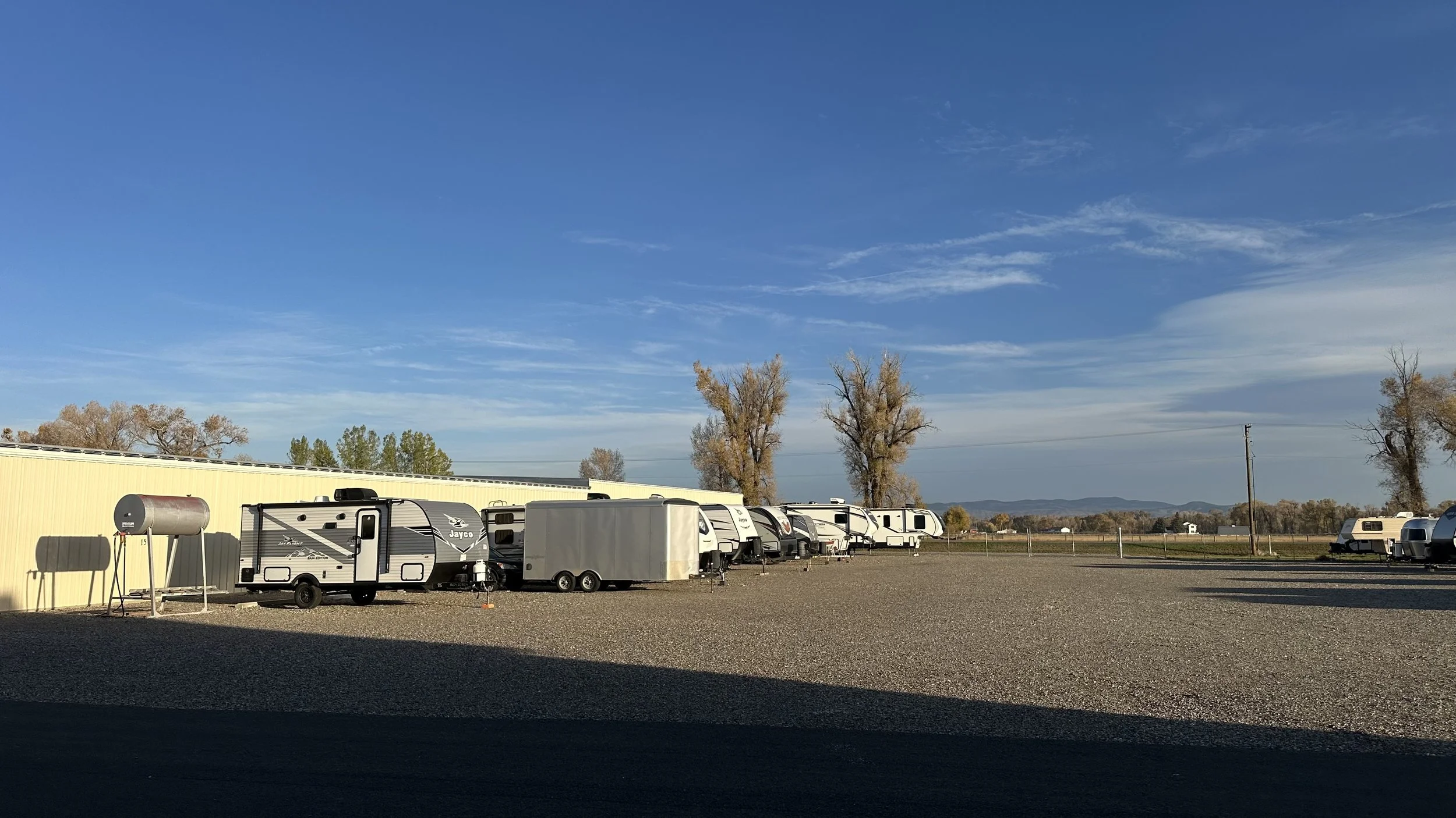 Prime Storage outdoor RV and trailer parking, Manhattan MT