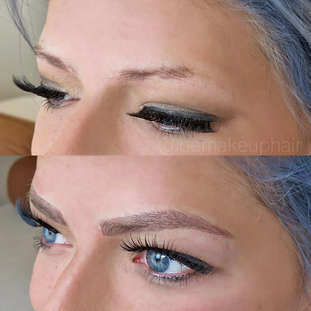 Brow artistry from Brianna Errelat’s permanent makeup portfolio