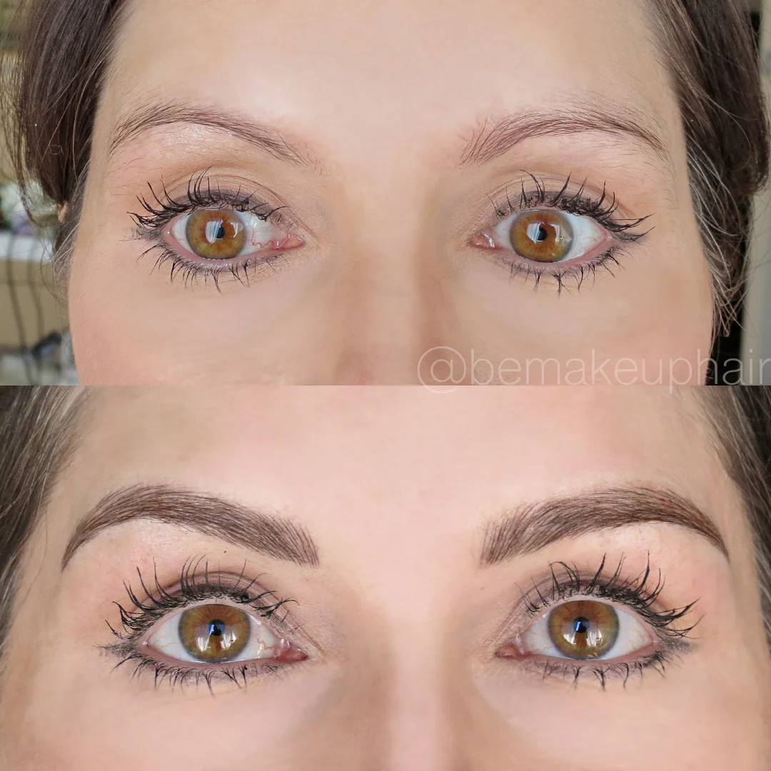 Brow artistry from Brianna Errelat’s permanent makeup portfolio
