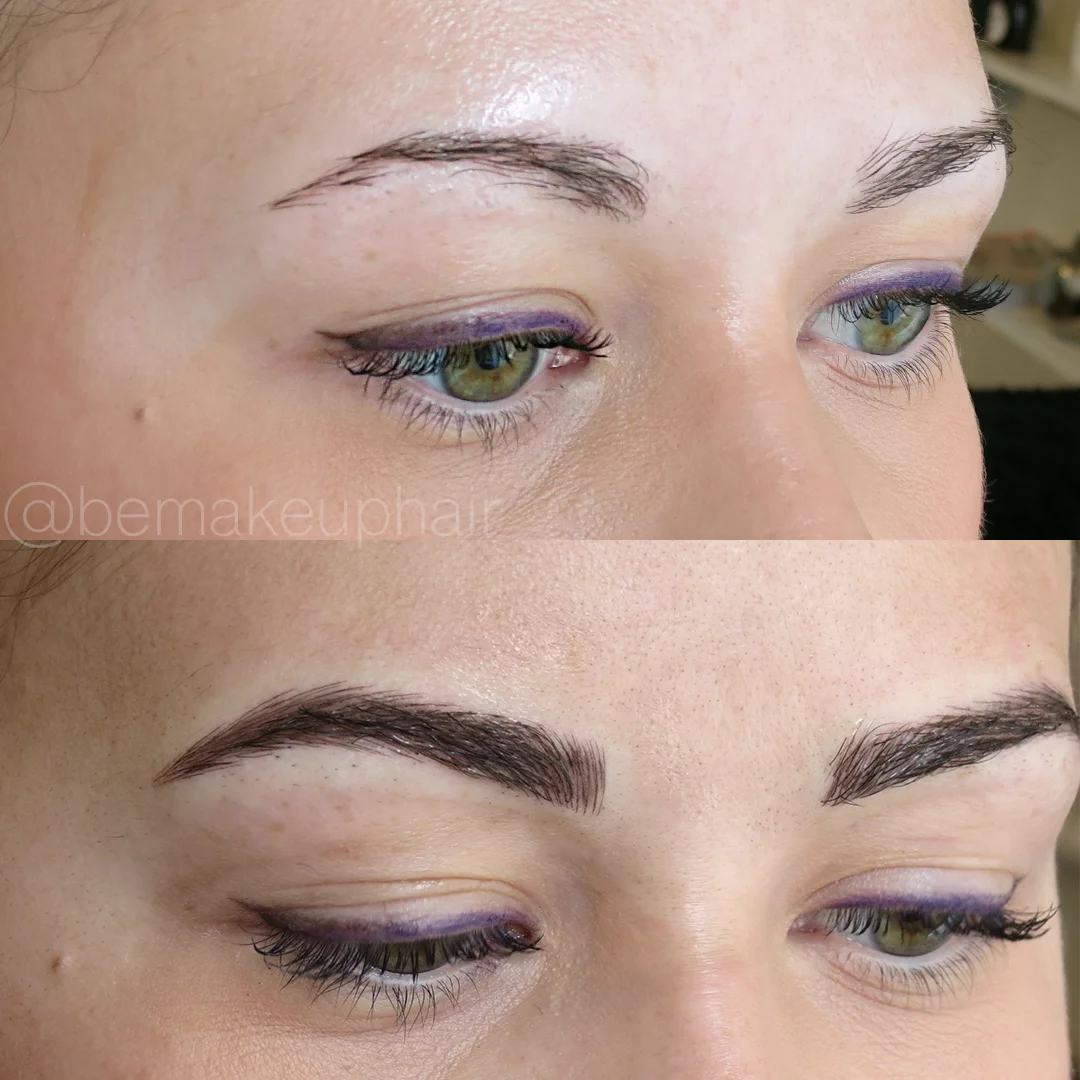 Brow artistry from Brianna Errelat’s permanent makeup portfolio