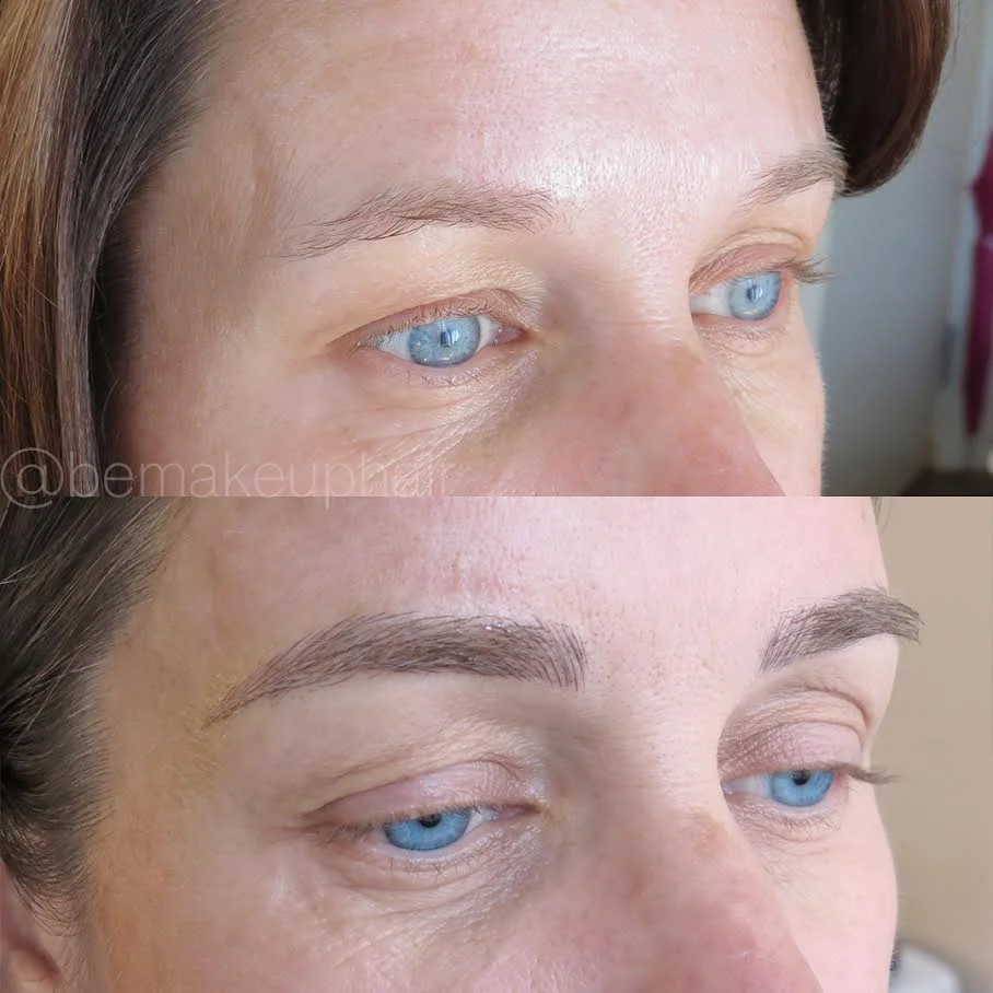 Brow artistry from Brianna Errelat’s permanent makeup portfolio