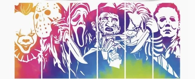 Rainbow horror Charcters
