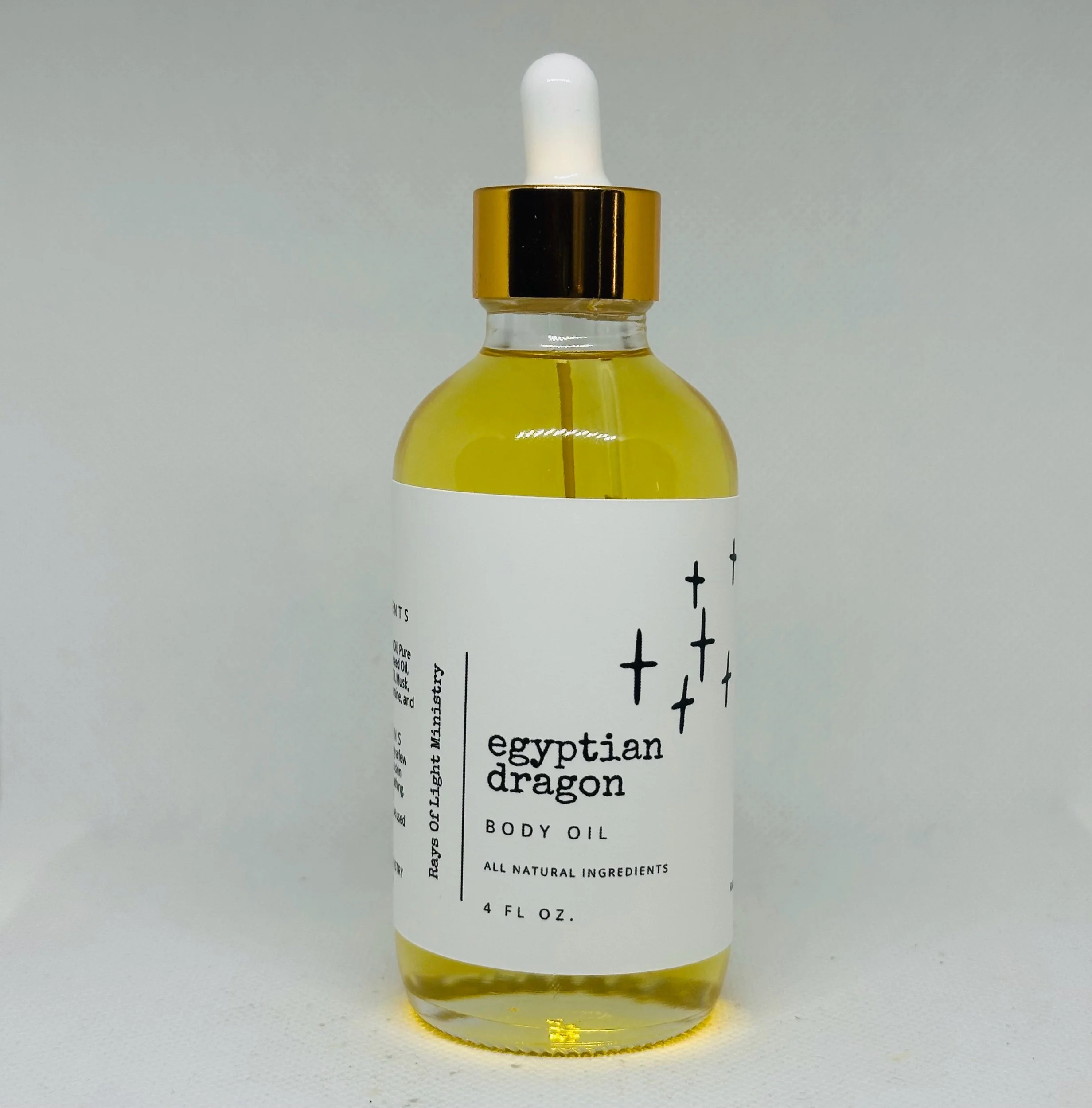 Egyptian Dragon (Myrrh, Patchouli & Jasmine) Luxury Body Oil