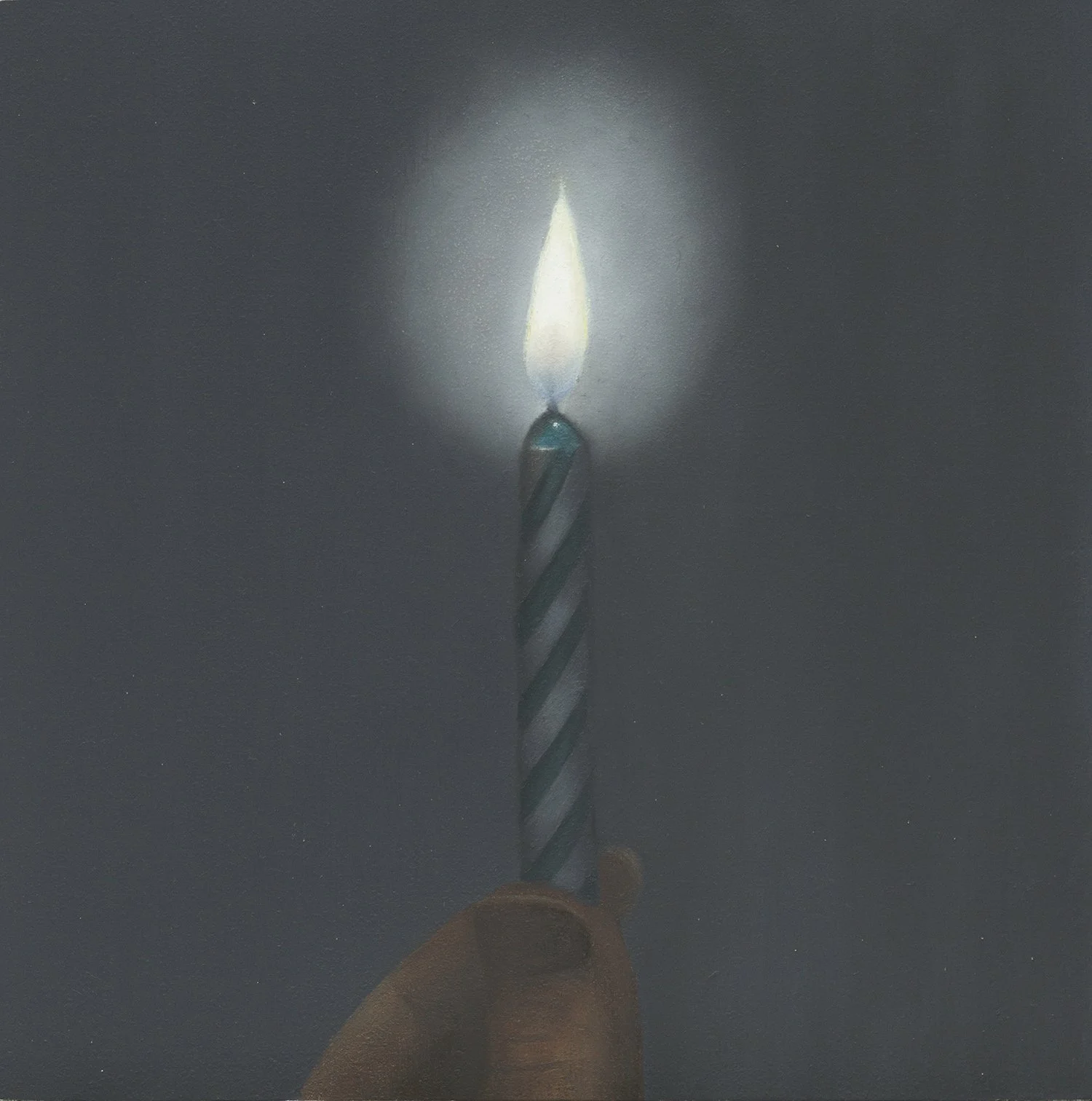 Your Wish, 2023.   Oil on panel.   5 x 5 inches. 