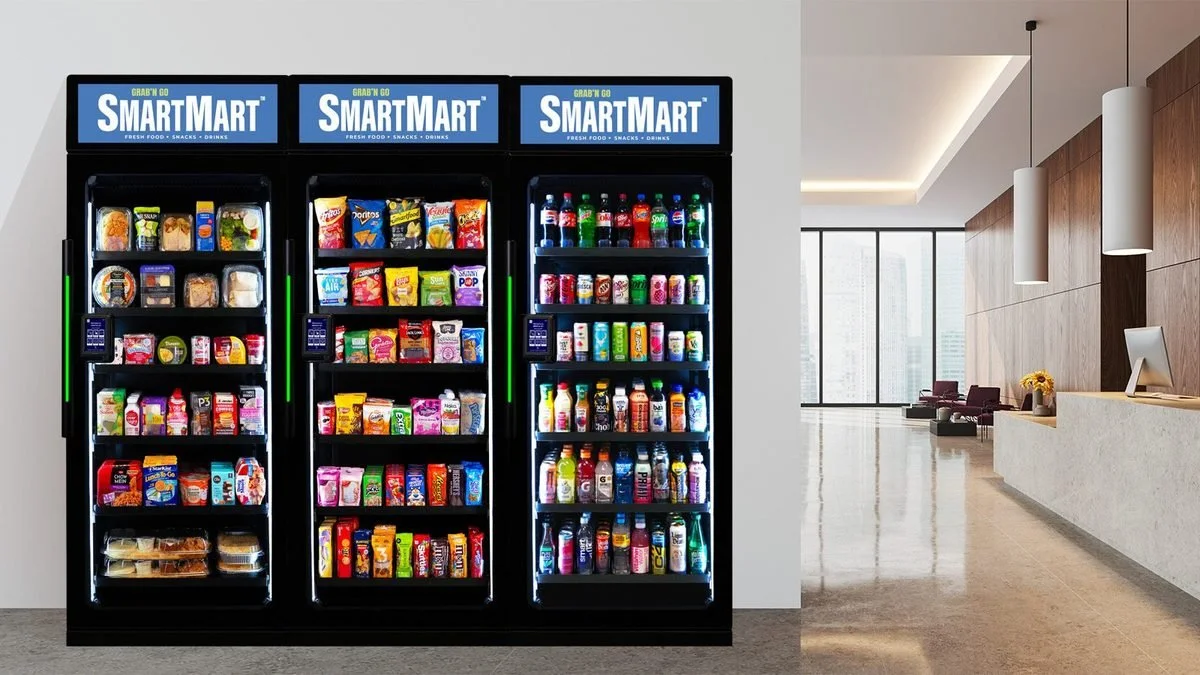 SmartMarts in a hotel lobby