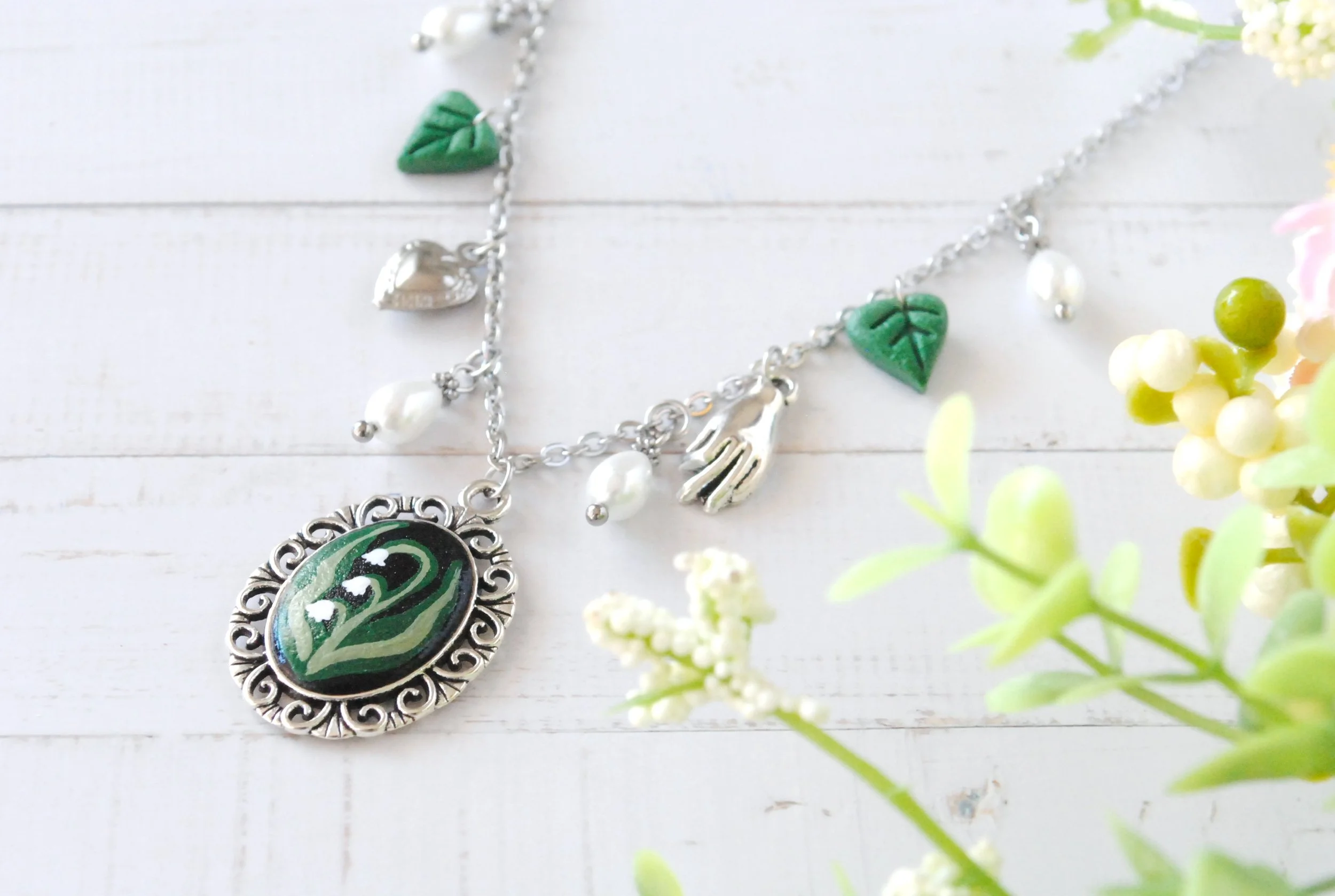 Collier Vintage - Les Muguets (argent)