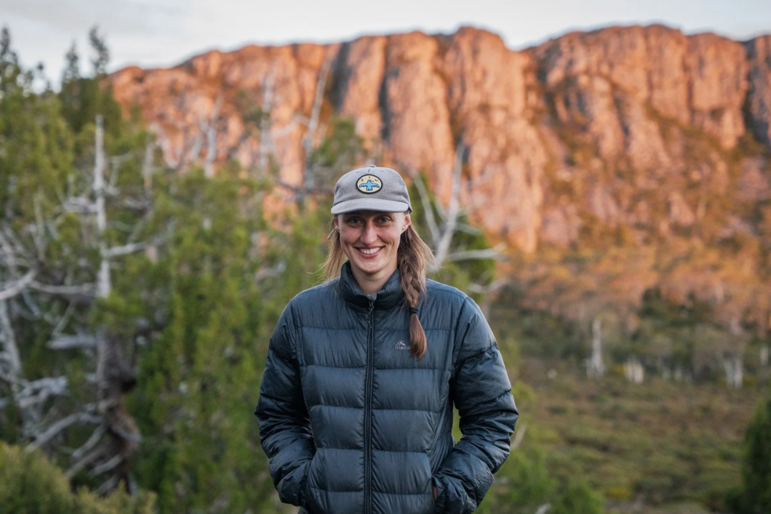 Tash Burgess, registered Landscape Architect for Pattern Architecture in Walls of Jerusalem hike, Tasmania