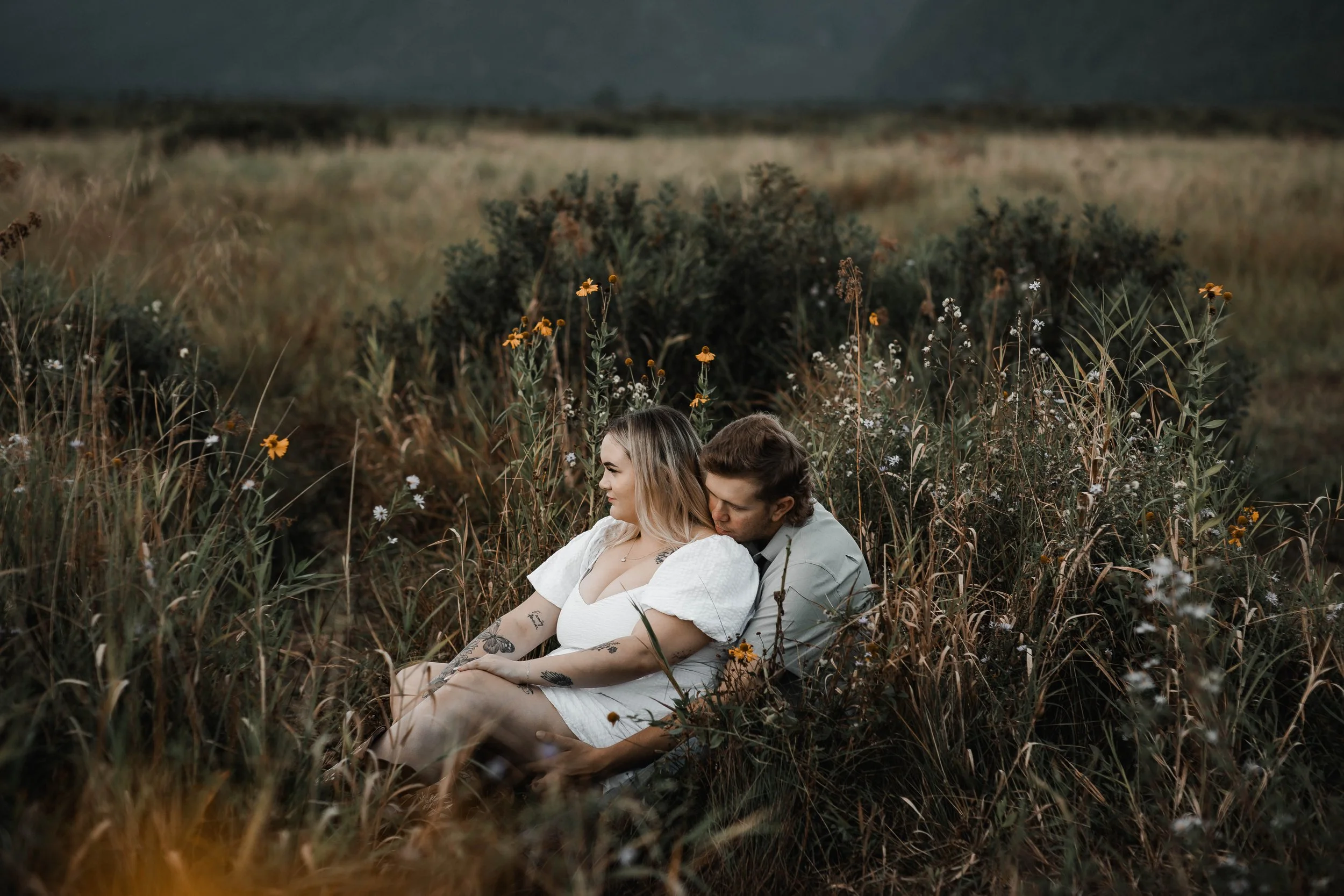 Candid engagement photos at Pitt Lake celebrating a couple’s love story.