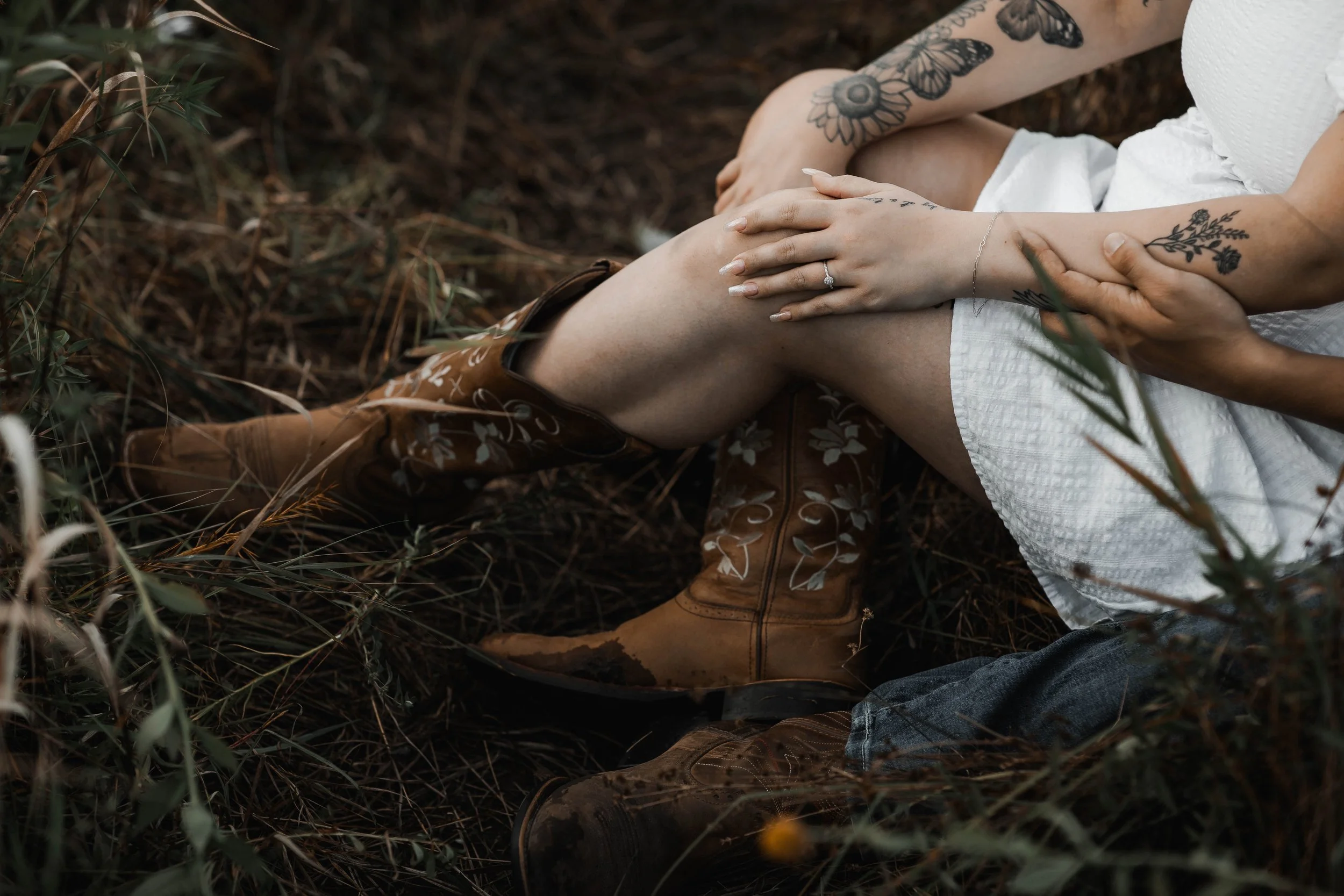 Romantic engagement photos at Pitt Lake, BC, captured by Messmer Meadows Photography.
