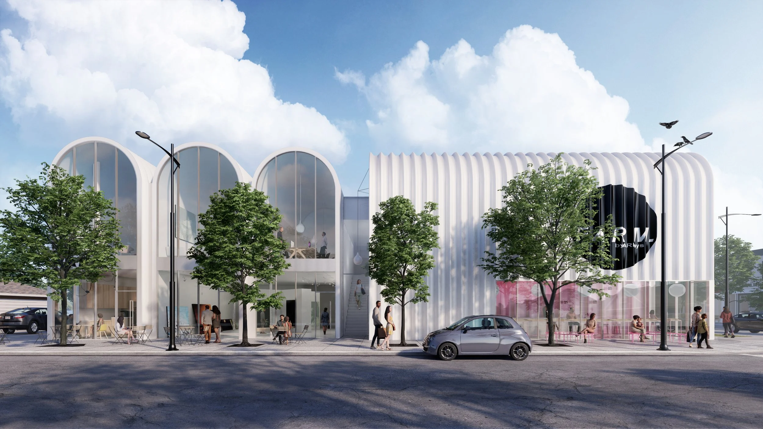 21 Street View - West Perspective