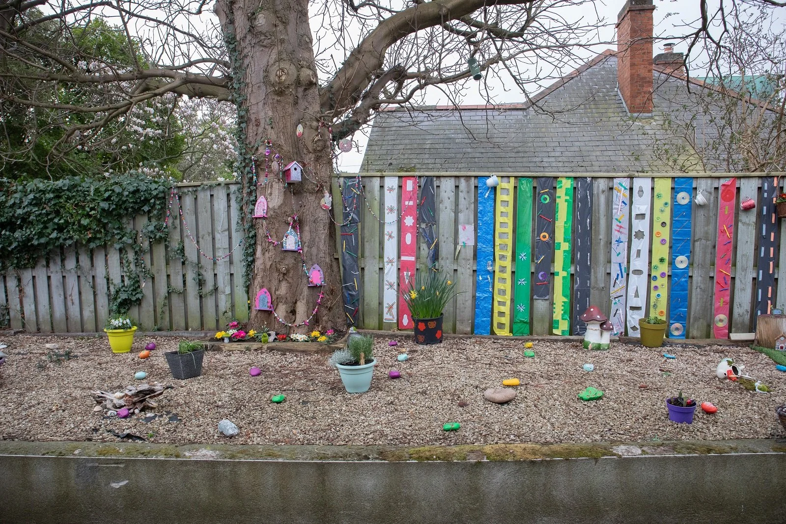 Our outdoor garden space