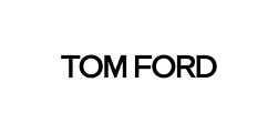 Tom Ford logo in green outline text on a black background