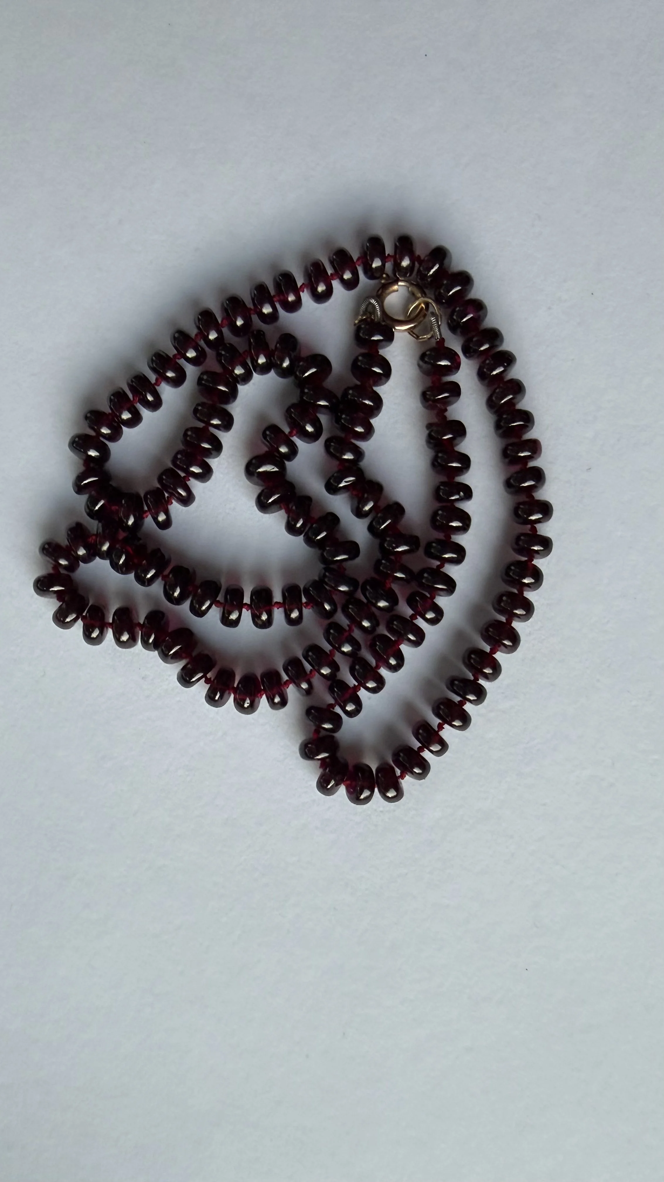 Garnet necklace