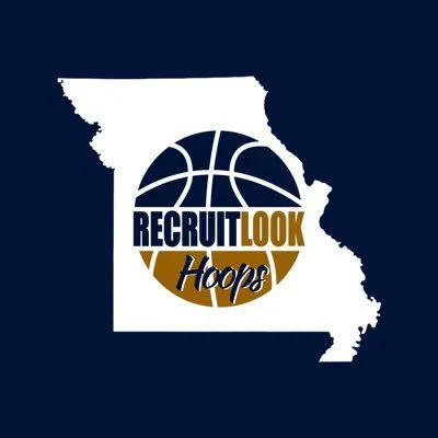 Logo of Minnesota with a basketball and the text 'Recruit Look Hoops'