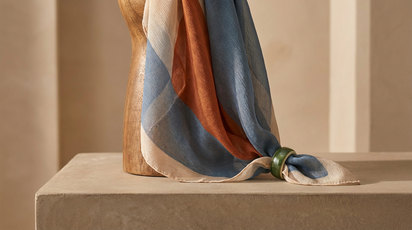 Silk Chiffon Scarf