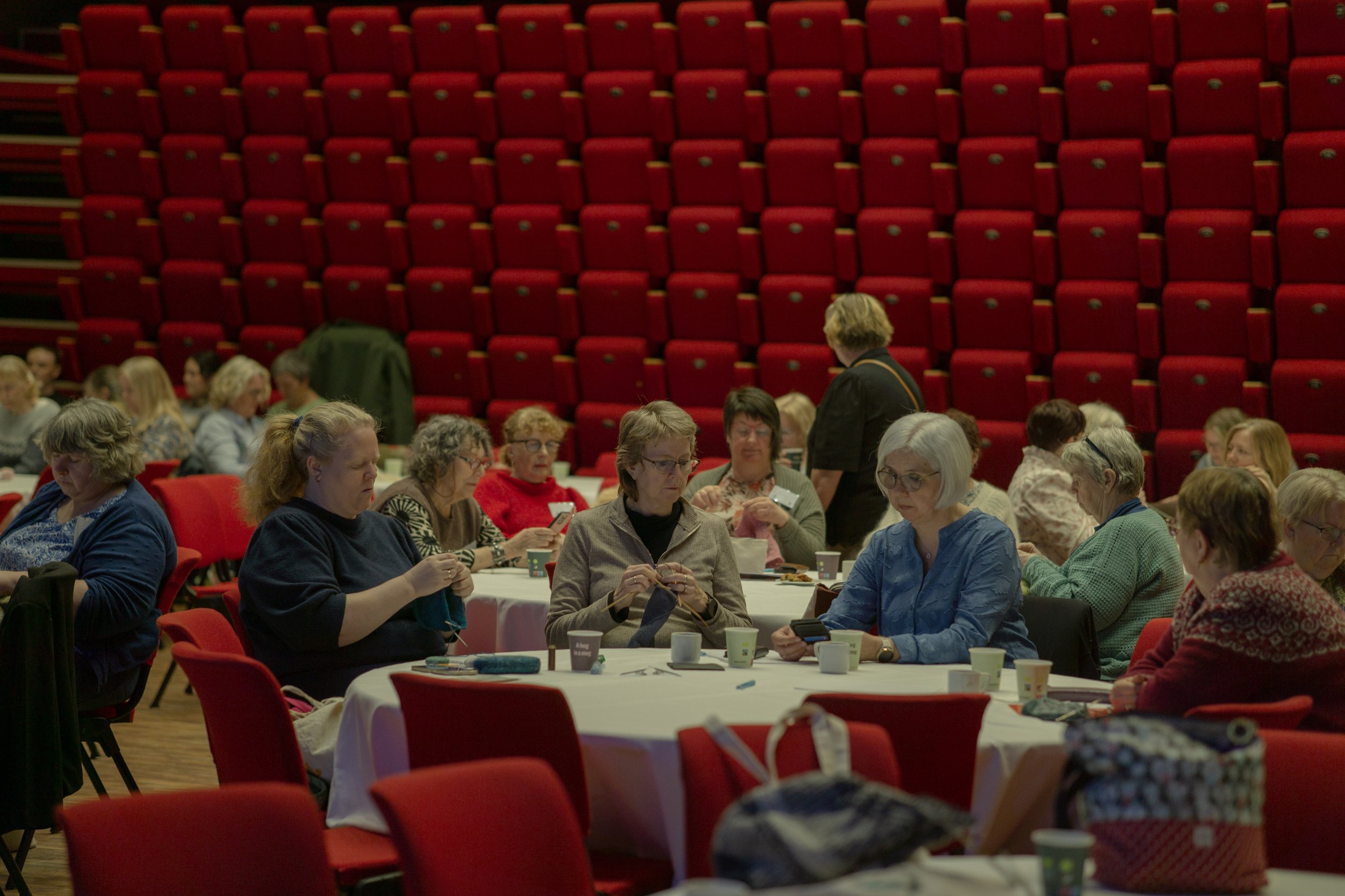 Strikkesalongen på strikkefestivalen i 2026. 