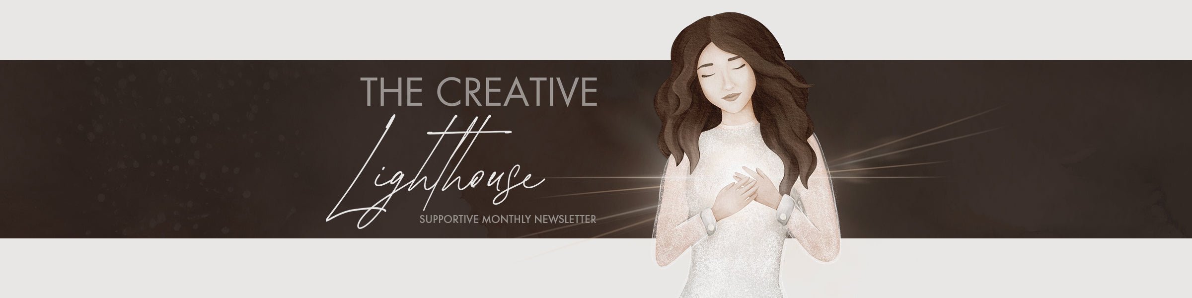 The Creative Lighthouse, a supportive monthly newsletter by Stacie Mar