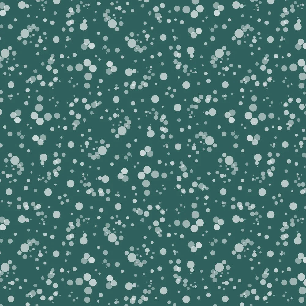Sea Foam · blender: white sea-foam bubbles scattered on deep teal