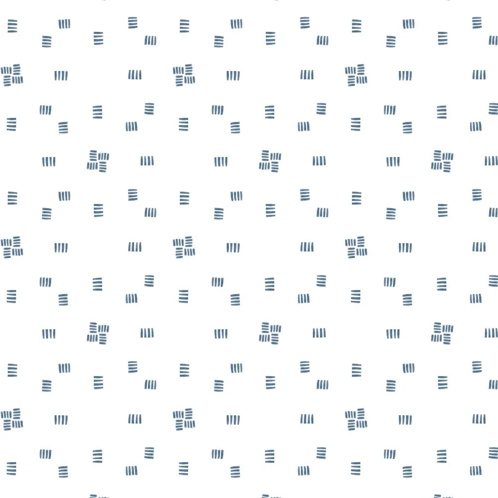 Blue Grain · blender: tiny blue painted marks scattered on white