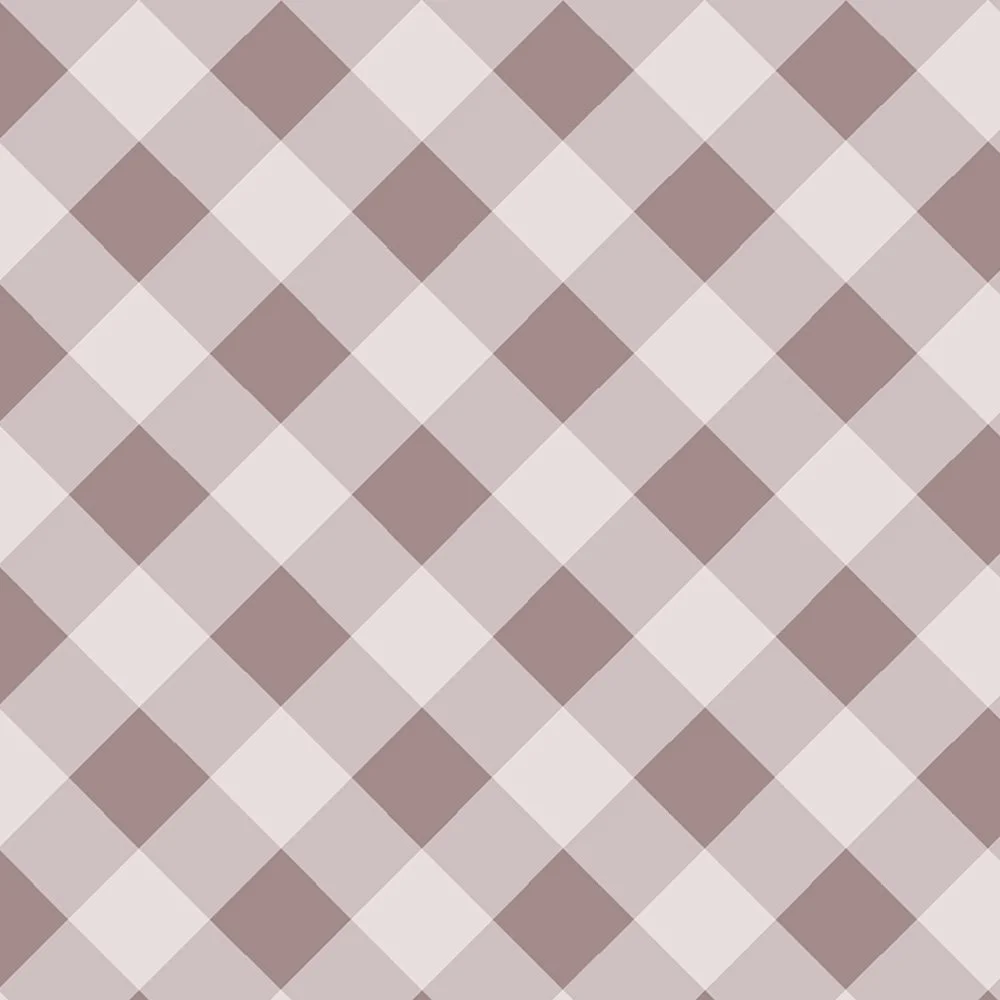 Mauve Check · blender: dusty mauve and cream gingham check