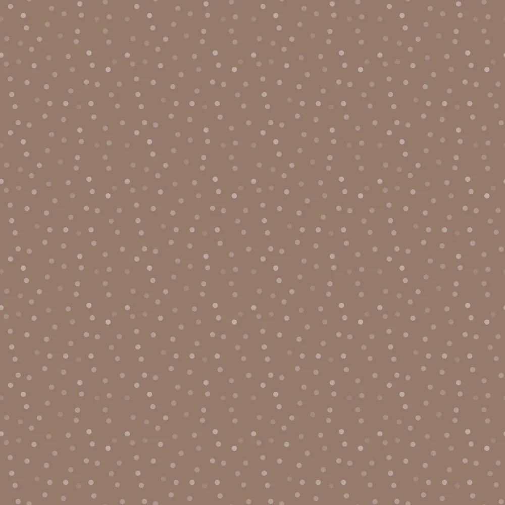 Softly Spotted · blender: tiny cream dots on warm taupe