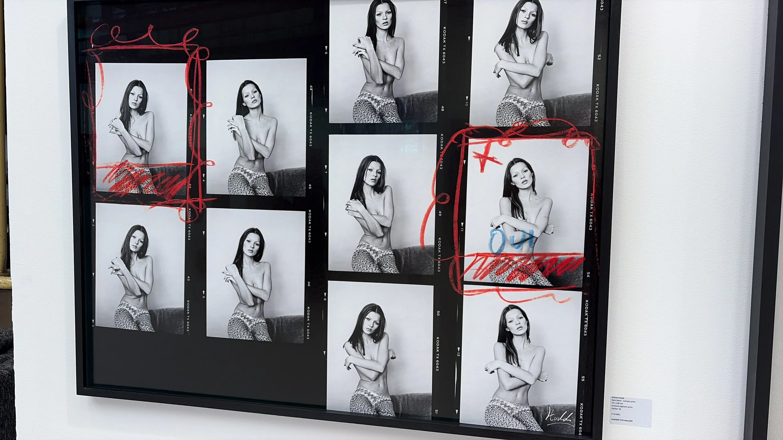 Kate Moss photo shoot.