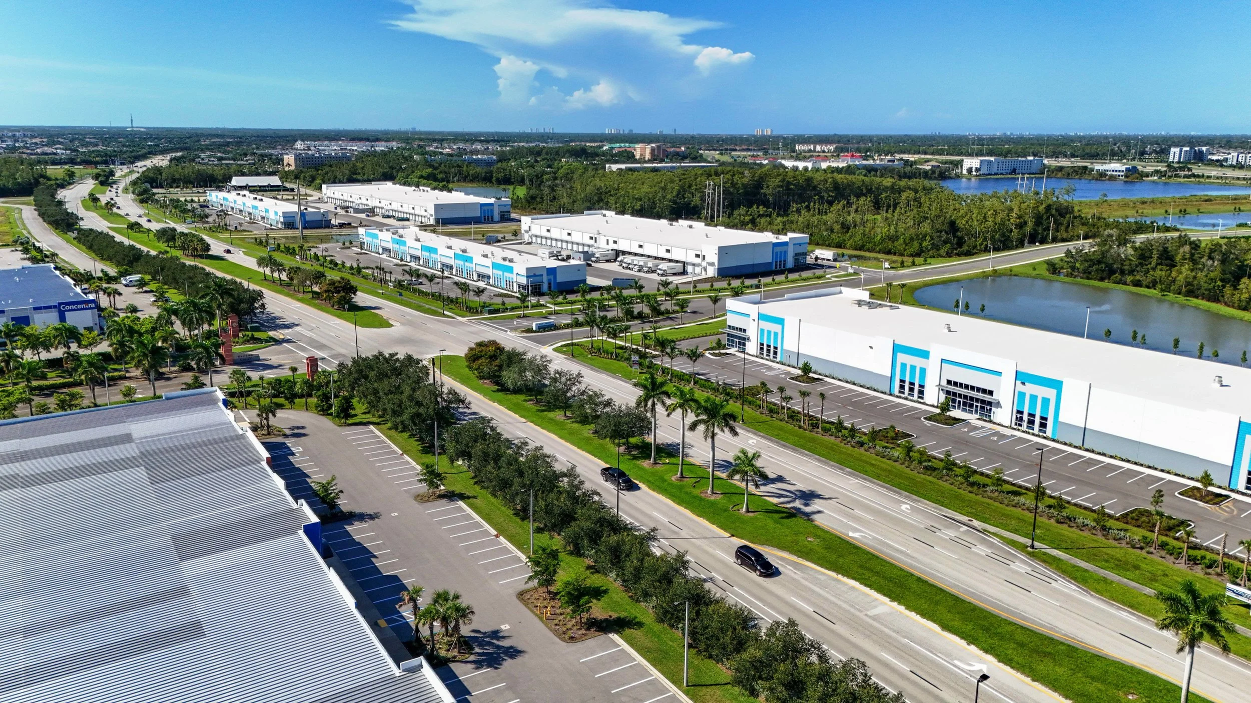 Gulf Landing Logistics Center industrial buildings in Southwest Florida, September 2025