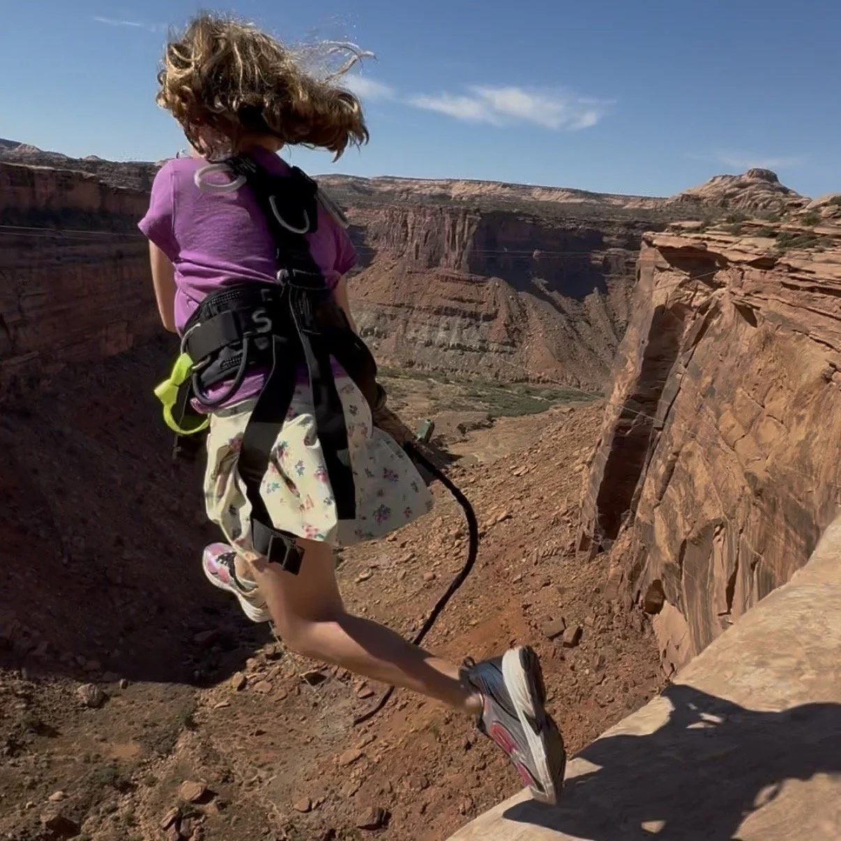 Biggest Rope Swing in Moab Utah