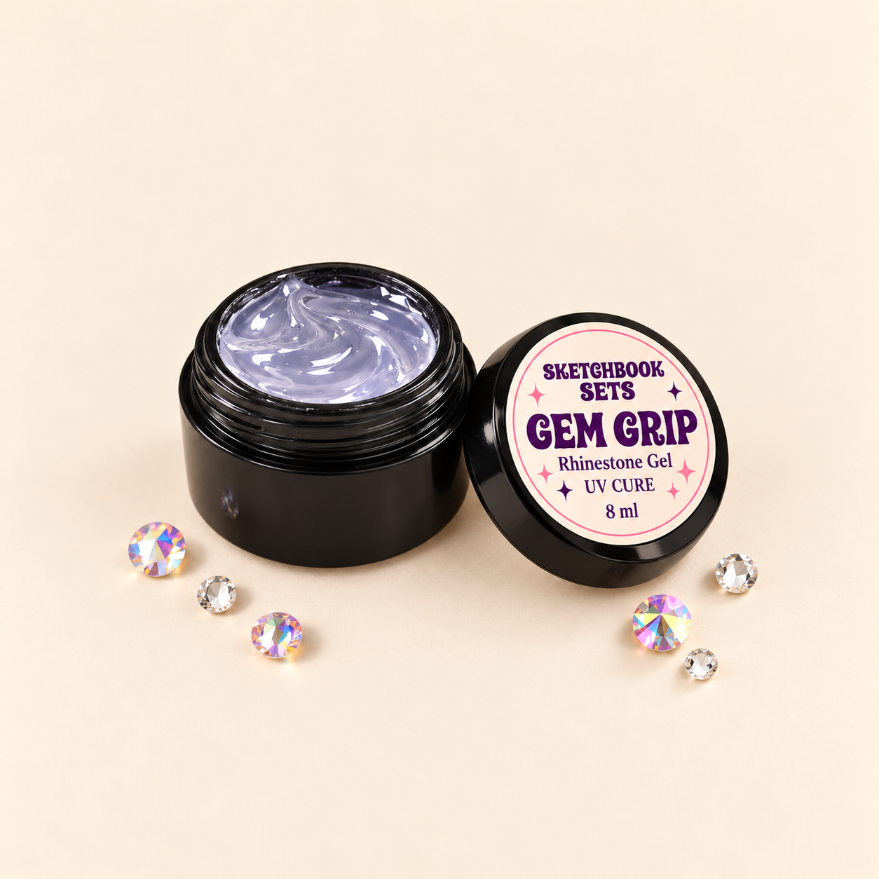 Gem Grip jar and scattered gems.png