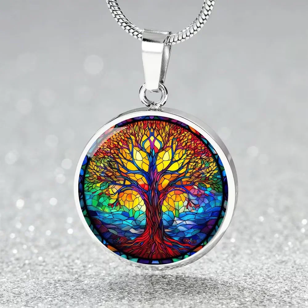 Tree Of Life Pendant Necklace | Stainless Steel - Gift for Her-Boho Jewelry